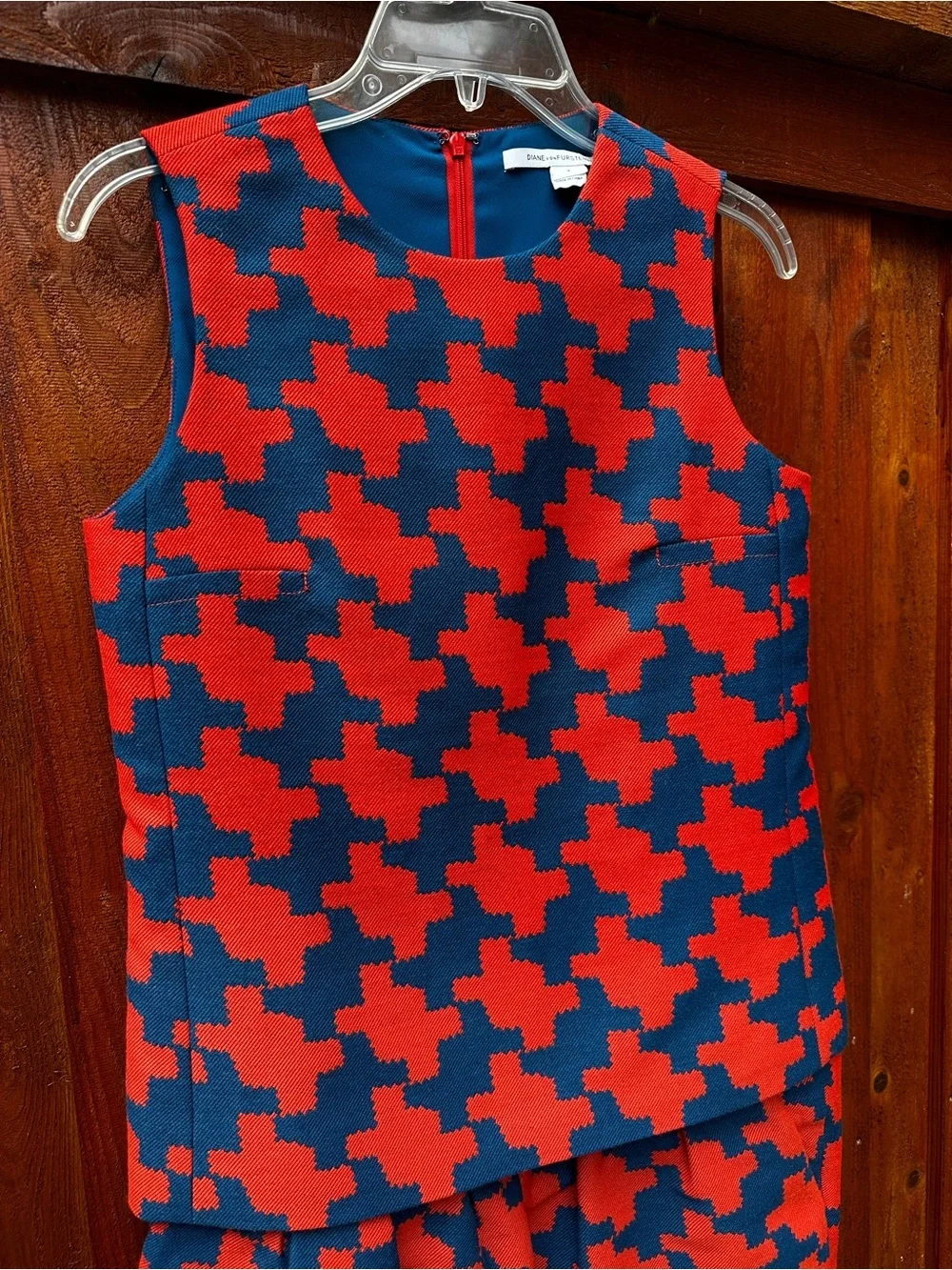 DVF retro dress set